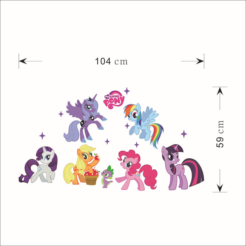 Väggdekor - My little pony